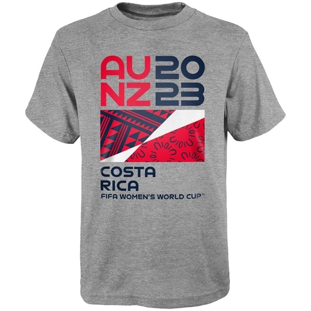 Kids L (14/16) Costa Rica Outerstuff FIFA 2023 Women's World Cup Graphic Tee NWT